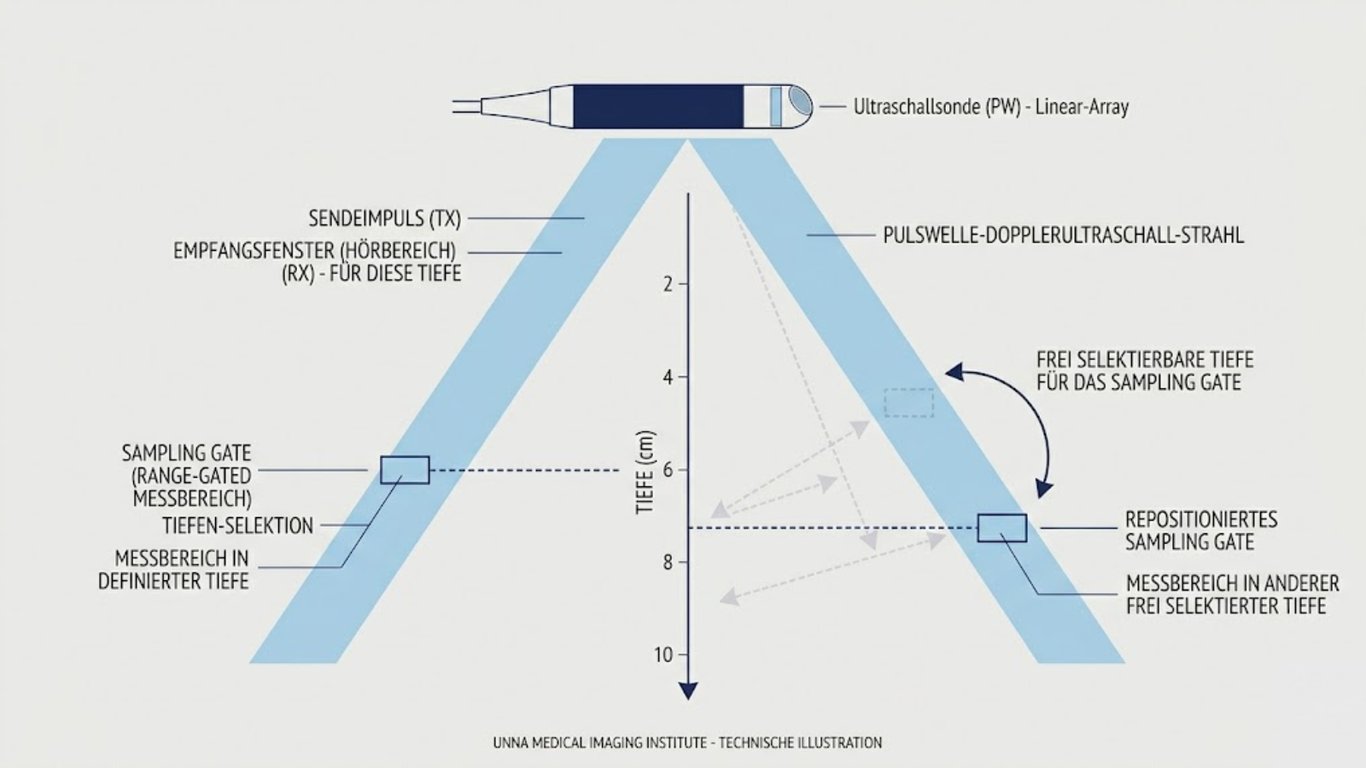 PW-Doppler Sample Volume – Messvolumen im Ultraschall